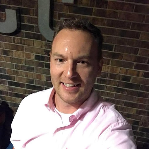 James Brauer selfie photograph of James Brauer smiling
